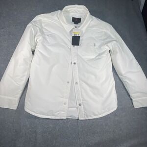 Air Jordan Rain Button Down Jacket Cream‎ Puffer FV7432-133 Small New $130 Tag